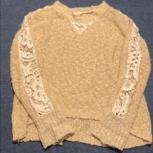 Girls lace sweater